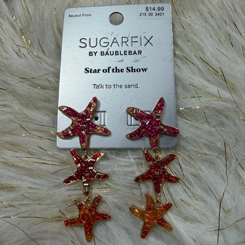 Sugarfix by BaubleBar Starfish Earrings